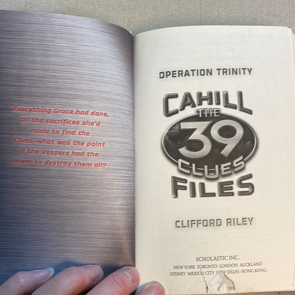 📚2/$6 Operation Trinity #1 in The 39 Clues: The Cahill File Series - Picture 7 of 12